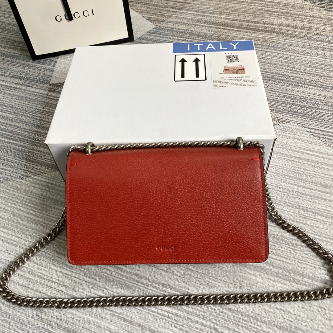 Gucci Dionysus Small Shoulder Bag 499623 Red